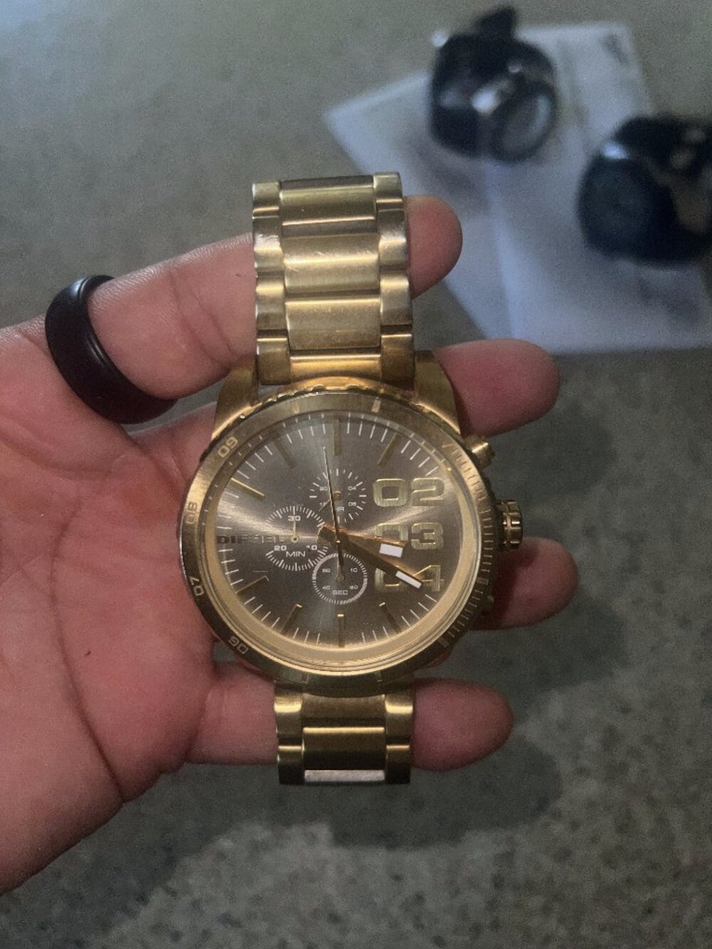 Diesel Men's Gold Chronograph Watch